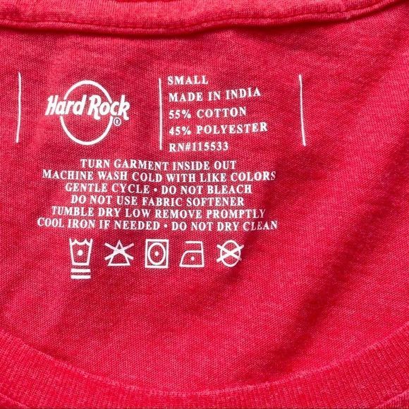 NWT Hard Rock Cafe Miami Pink Short Sleeve Shirt Size S - Picture 3 of 8